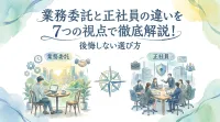 業務委託と正社員の違いを7つの視点で徹底解説！後悔しない選び方