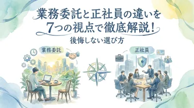 業務委託と正社員の違いを7つの視点で徹底解説！後悔しない選び方