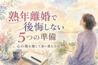 熟年離婚で後悔しない5つの準備｜心の傷を癒して前へ進む方法