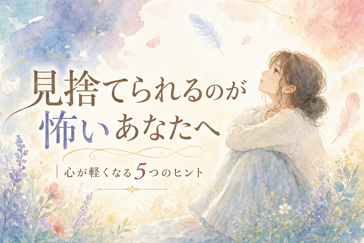 見捨てられるのが怖いあなたへ|心が軽くなる5つのヒント
