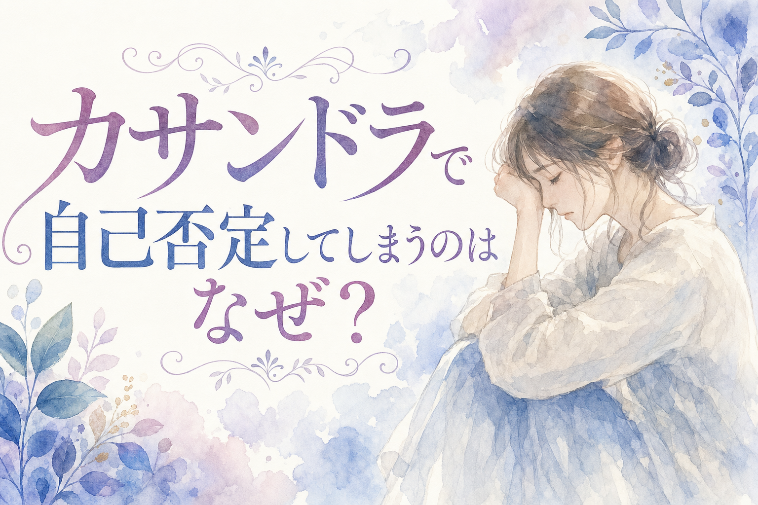 カサンドラで自己否定してしまうのはなぜ?
