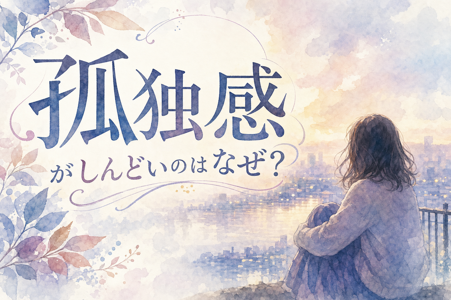 孤独感がしんどいのはなぜ?