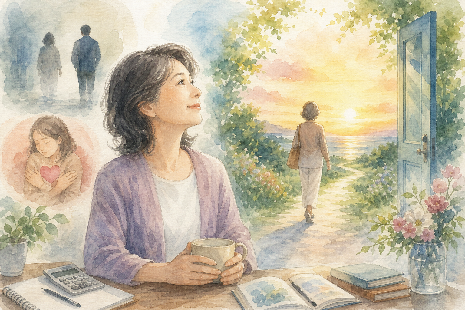 熟年離婚の後悔は「準備」と「心の整理」で大きく減らせます