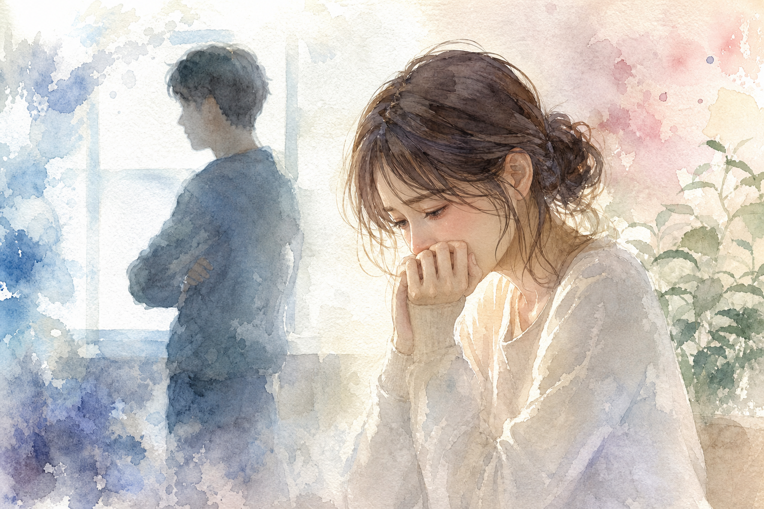 夫が怖くて話せないのは、あなたのせいではありません