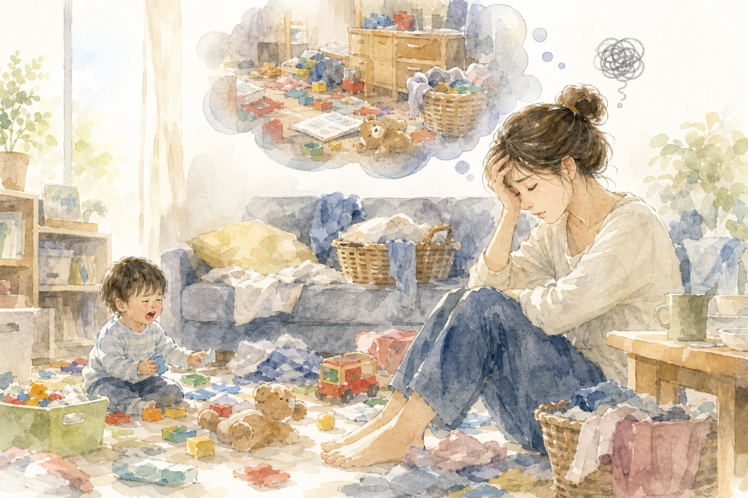 部屋が汚くてイライラするのは、あなたのせいだけじゃないんです